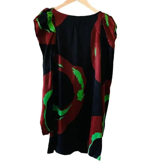 Rodebjer Gismara Printed Satin Crepe Dress Size XS NWT - Picture 2 of 11